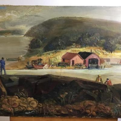 313 Signed Original Oil Painting" Island Lake"  by Glenn Ranney