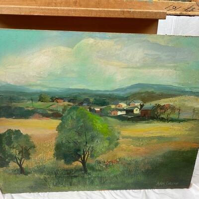 314:  Two Original Oil Paintings By Jean Ranney Smith