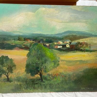 314:  Two Original Oil Paintings By Jean Ranney Smith