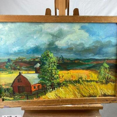 314:  Two Original Oil Paintings By Jean Ranney Smith