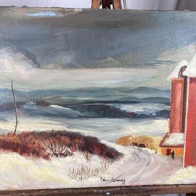 315: Two Signed Original Oil Paintings by Glen Ranney