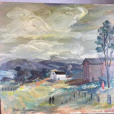 316. Five Signed Original Oil Paintings by Glen Ranney
