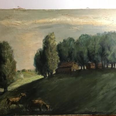 318: Two Original Landscape Oil Paintings by Glen Ranney