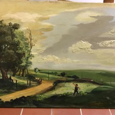 318: Two Original Landscape Oil Paintings by Glen Ranney
