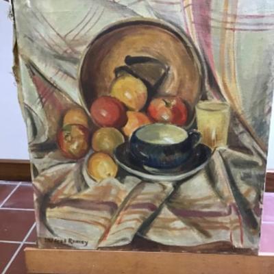 321:  Two Original Still Life Oil Paintings By Mildred Ranney