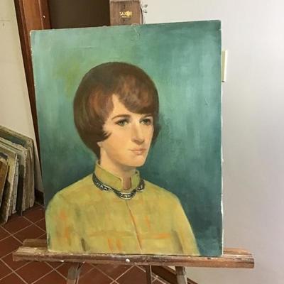 322: Four Original Oil Portraits by Mildred Ranney