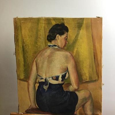 322: Four Original Oil Portraits by Mildred Ranney