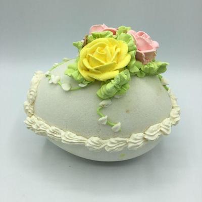 Vintage Sugar Egg Easter Scene