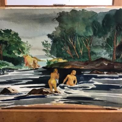 323 Original Nude Watercolors by Glen Ranney
