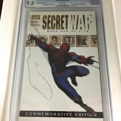 Marvel Spider-Man Secret War #1 Graded CGC 9.8