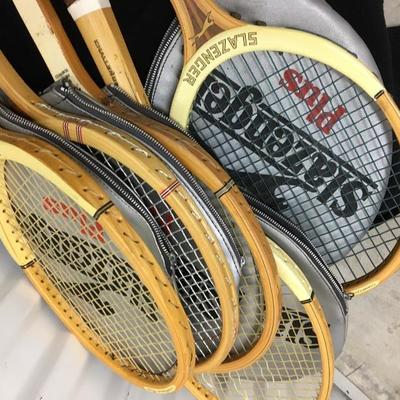 Vintage Slazenger Collection of Tennis Rackets