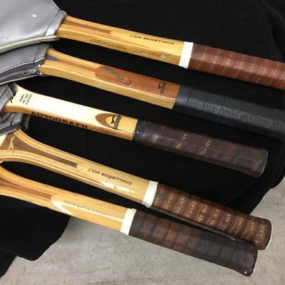 Vintage Slazenger Collection of Tennis Rackets
