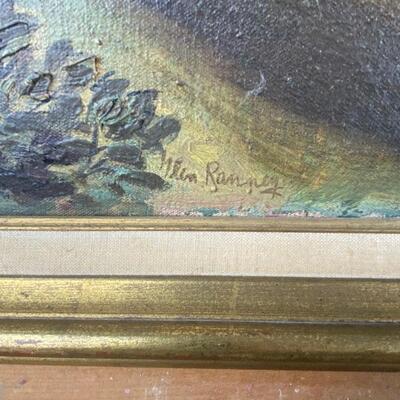329 Original Landscape Oil Painting" Farm in the Valley" by Glen Ranney
