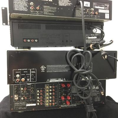 4 pc. Electronic Stereo System Components Lot