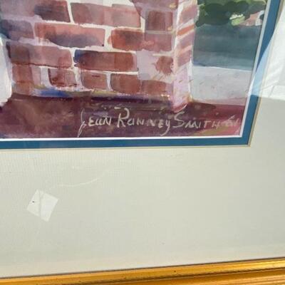 333 Original Watercolor " Rooftop View"  by Jean Ranney Smith â€˜