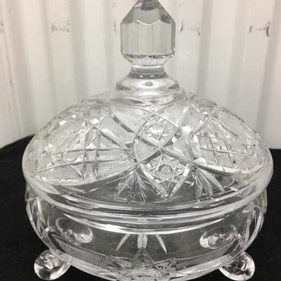 Glassware and Cut Crystal Lot with 2 pieces