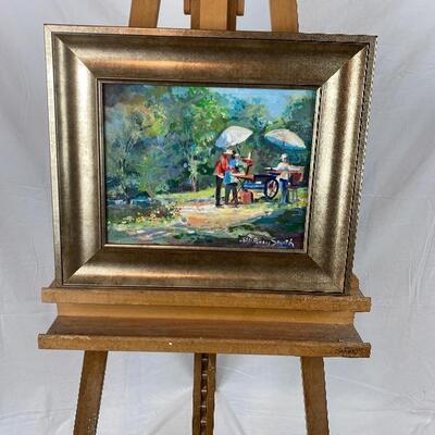 335 Original Oil Painting"Plein Air Painters"  by Jean Ranney Smith
