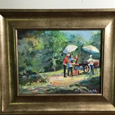 335 Original Oil Painting"Plein Air Painters"  by Jean Ranney Smith