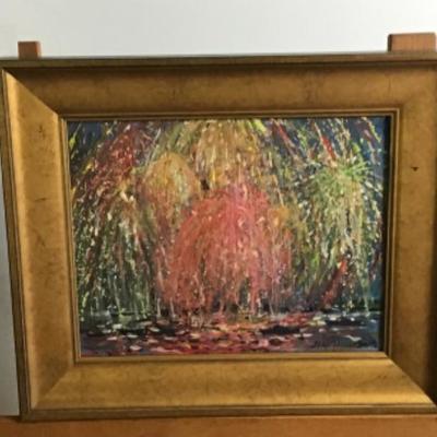 343 Original Oil Painting "Fireworks" by Jean Ranney Smith