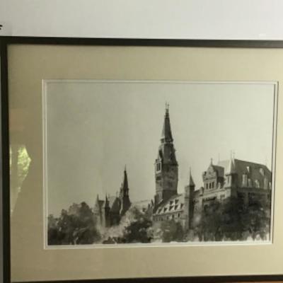 345 An Original Sketch "Healy Building Washington" by Jean Ranney Smith â€˜02 