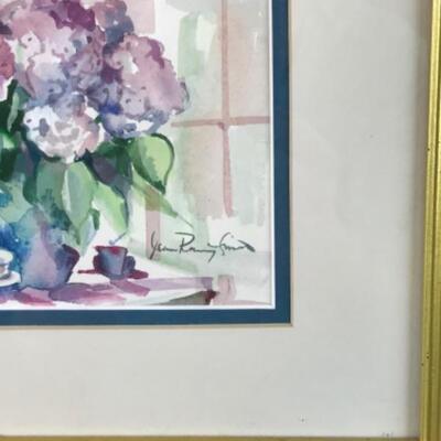 357  Four Framed Original Watercolors by Jean Ranney Smith â€˜92