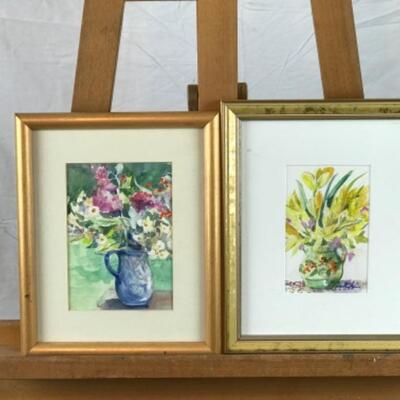 357  Four Framed Original Watercolors by Jean Ranney Smith â€˜92