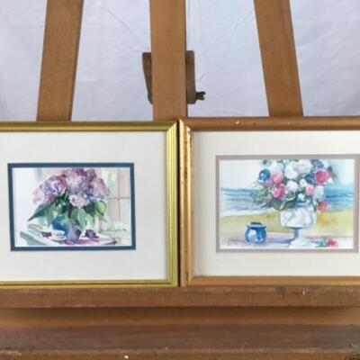 357  Four Framed Original Watercolors by Jean Ranney Smith â€˜92
