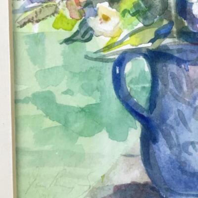 357  Four Framed Original Watercolors by Jean Ranney Smith â€˜92