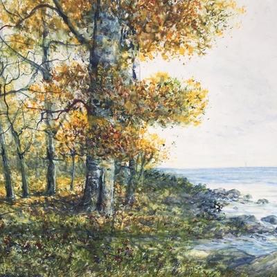 RAPHAEL SENSEMAN (American,1870-1965) Original Watercolor in Paper