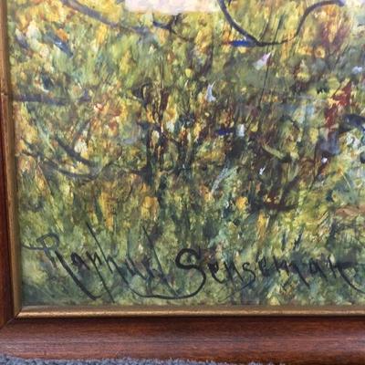 RAPHAEL SENSEMAN (American,1870-1965) Original Watercolor in Paper