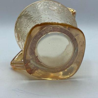 Peach Luster Carnival Glass Creamer