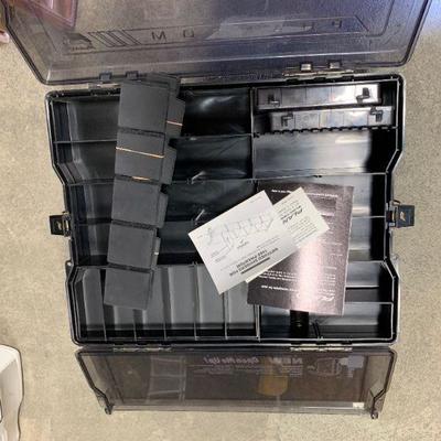 #81 Phantom Black Plano Double Sided Tackle Box