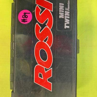 #89 Rossi Mini Twin Box FLIES, HOOKS, SPINNER, SINKERS INCLUDED
