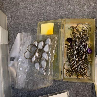 #95 Vintage Bundle BULLET WEIGHTS, LEAD HEADS, HOOKS & MORE