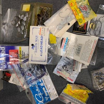 #95 Vintage Bundle BULLET WEIGHTS, LEAD HEADS, HOOKS & MORE