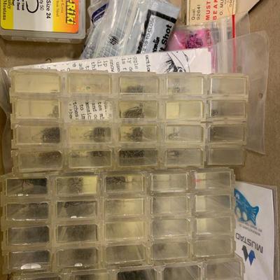 #96 Vintage Bundle Hooks, Sinkers, Misc.