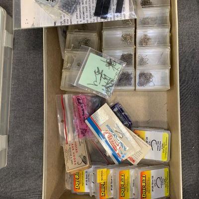 #96 Vintage Bundle Hooks, Sinkers, Misc.