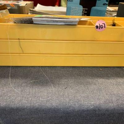 #107 Three Tiered Storage Set With Misc. Pieces Included