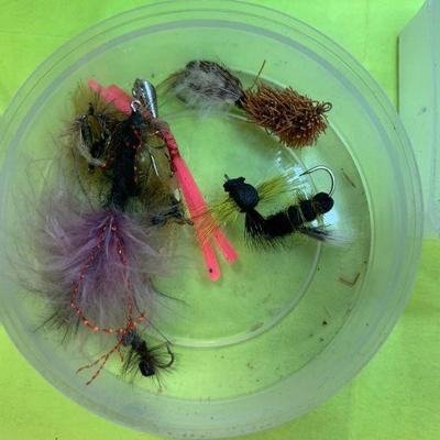 #116 Vintage Flies and Containers