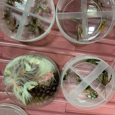 #123 Vintage Flies in Small Containers