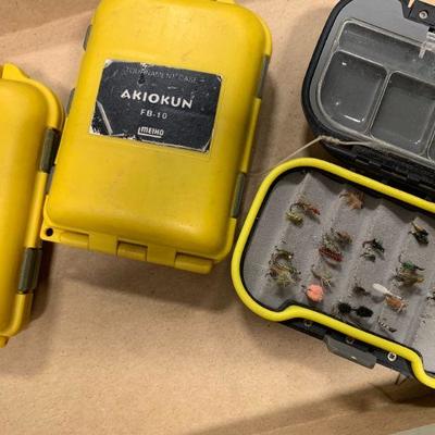 #138 Fly Cases Full of Flies and Accessories 