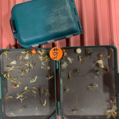 #153 Vintage Nymph Flies and Case