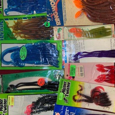 #162 Vintage Rubber Fishing Worm Misc.
