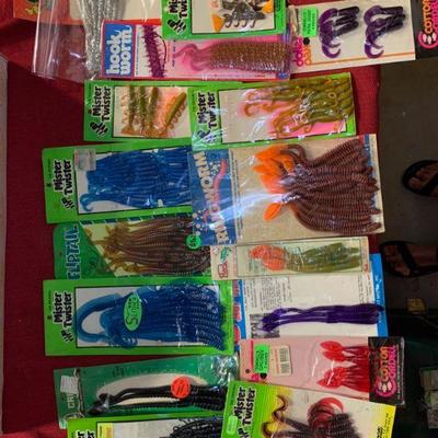 #162 Vintage Rubber Fishing Worm Misc.