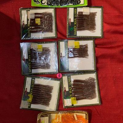 #164 Vintage Rubber Fishing Worms