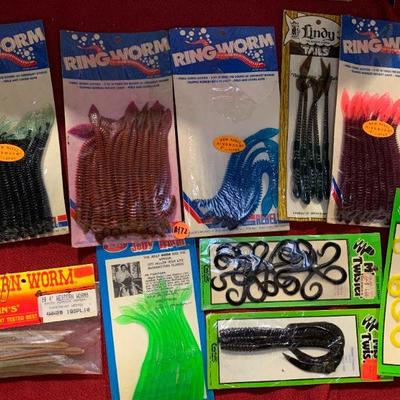 #172 Vintage Rubber Worms