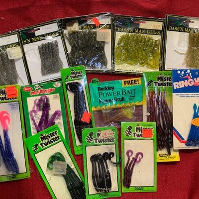 #174 Vintage Rubber Worms