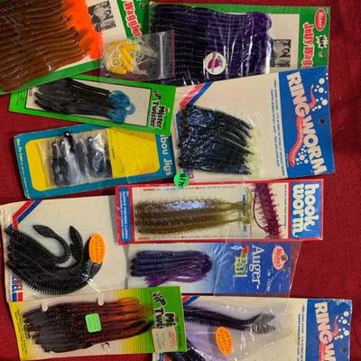 #175 Vintage Rubber Worms
