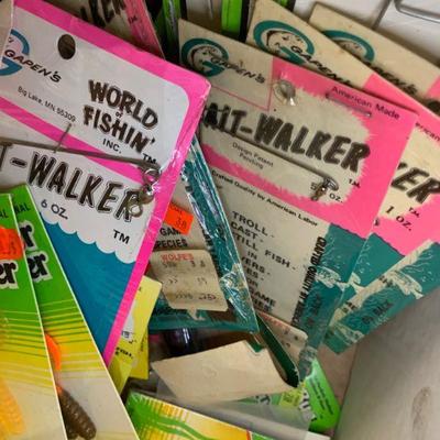 #192 Box of Vintage Twisters, Lure Pieces & More