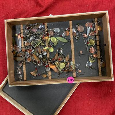 #193 Box of Vintage Lures/Spinners
